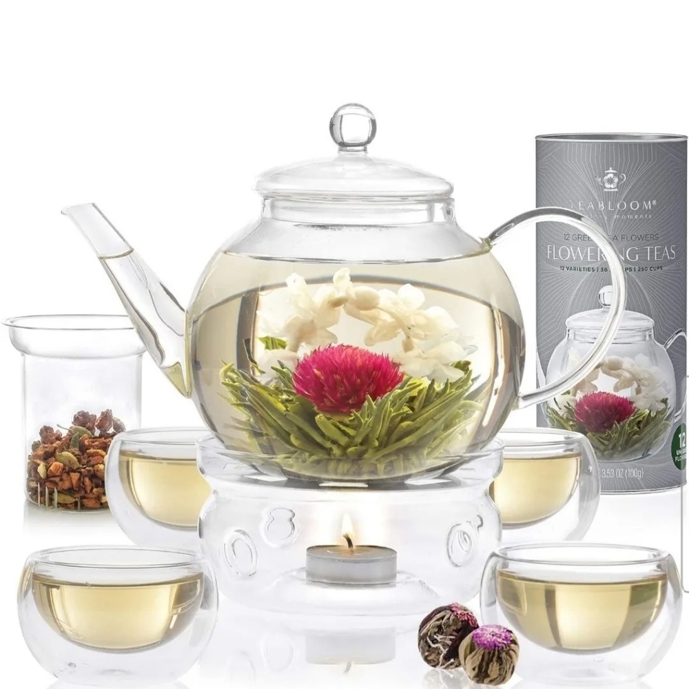 Teabloom Celebration Complete Blooming Tea Set